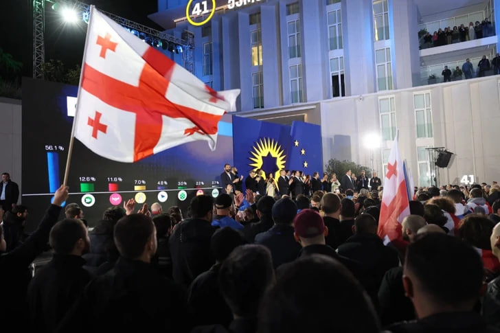 Итоги выборов в Грузии: «Грузинская мечта» уверенно побеждает не смотря на беспорядки